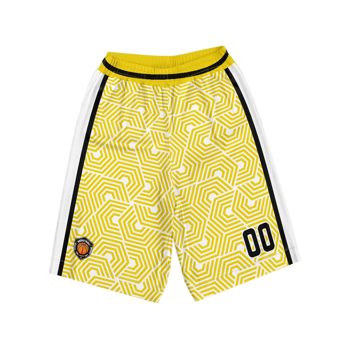 Custom White Yellow Basketball Jersey Uniform Suit Printed Your Logo Name Number enthsush