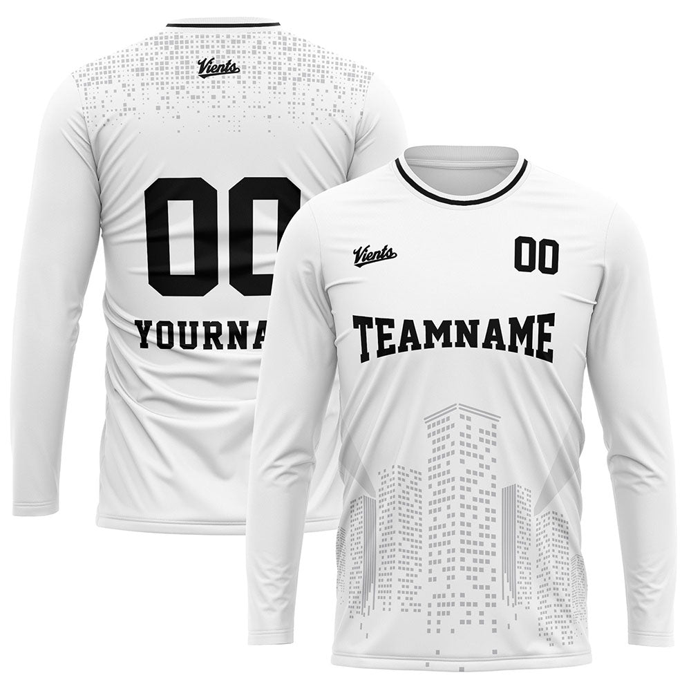 Custom Basketball Soccer Football Shooting Long T-Shirt for Adults and Kids White enthsush