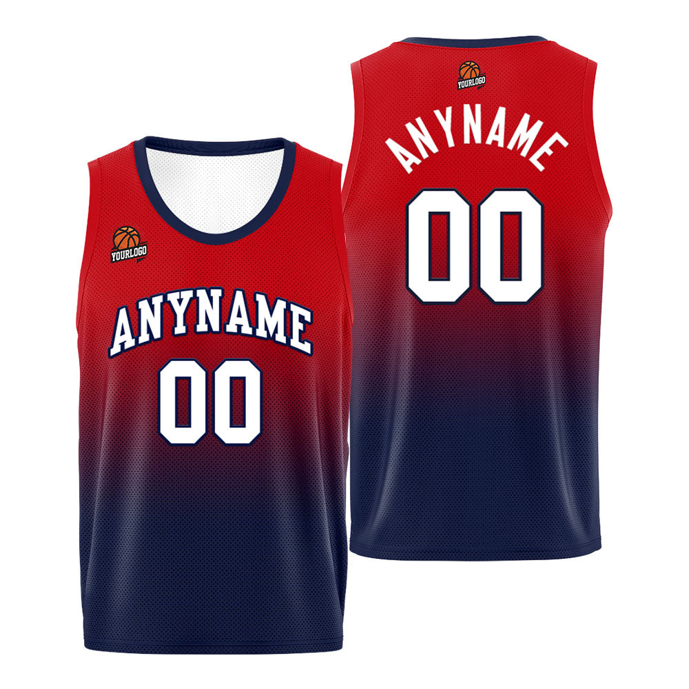 Custom Basketball Jersey Personalized Stitched Team Name Number Logo Navy&Gold enthsush
