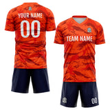 Custom Soccer Jerseys for Men Women Personalized Soccer Uniforms for Adult and Kid Orange