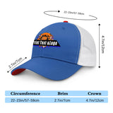 Personalized Blue Red 5-Panel Duckbill Cap Your Unique Style Your Way