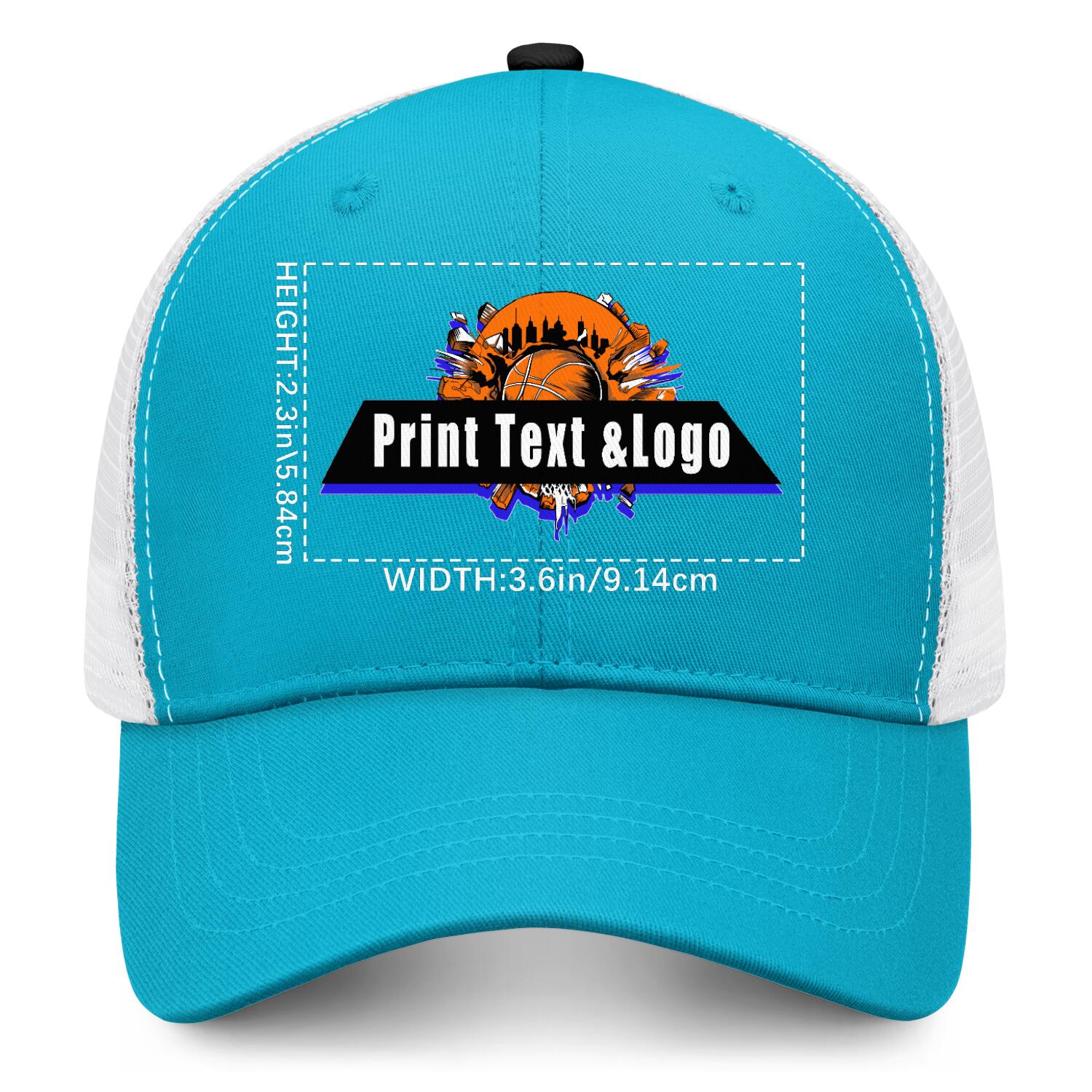 Personalized Peacock Blue Black 5-Panel Duckbill Cap Your Unique Style Your Way enthsush