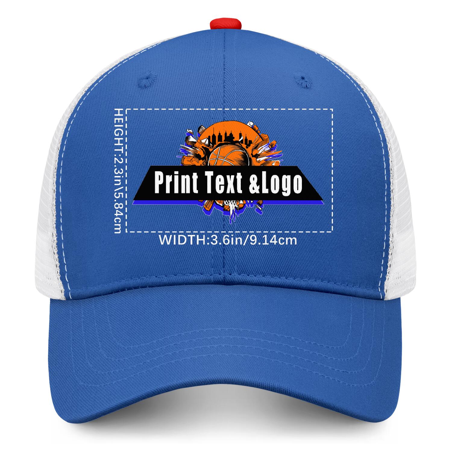 Personalized Aquamarine Orange 5-Panel Duckbill Cap Your Unique Style Your Way enthsush