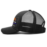 Customized Black Washed Mesh Cowboy Men's and Women's Ponytail Hat with Velcro Can be Printed Logo Text