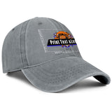 Personalized Custom Grey Washed Cowboy Trucker Hat with Logo Fashion Accessory