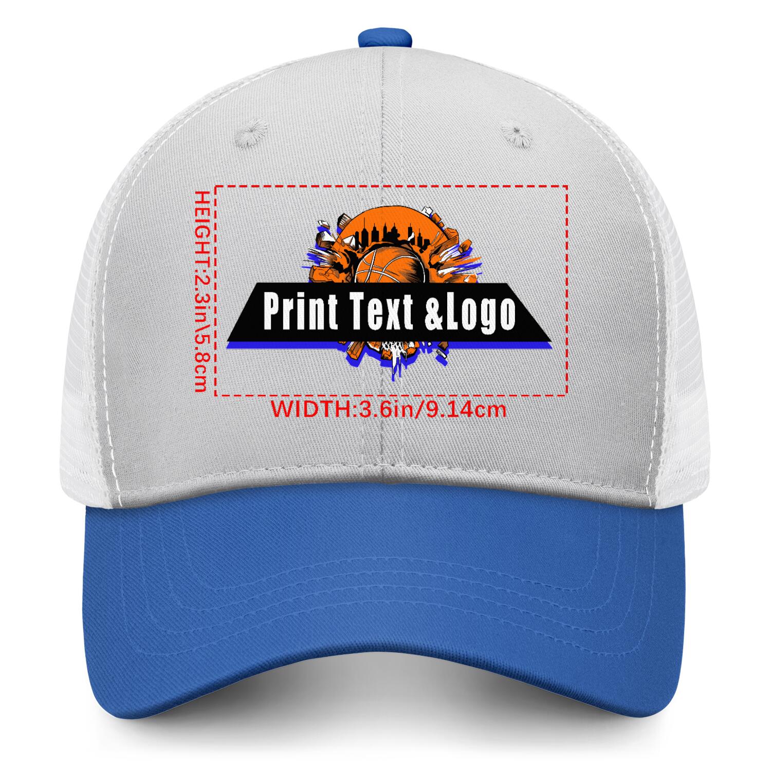 Personalized Cameosa Blue 5-Panel Duckbill Cap Your Unique Style Your Way enthsush