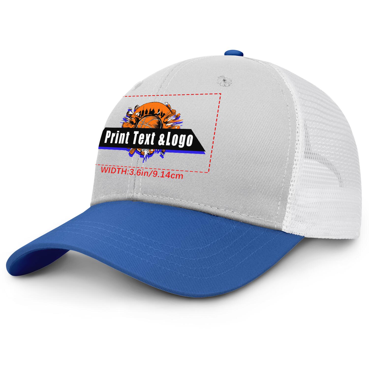 Personalized Cameosa Blue 5-Panel Duckbill Cap Your Unique Style Your Way enthsush