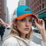 Personalized Aquamarine Orange 5-Panel Duckbill Cap Your Unique Style Your Way enthsush