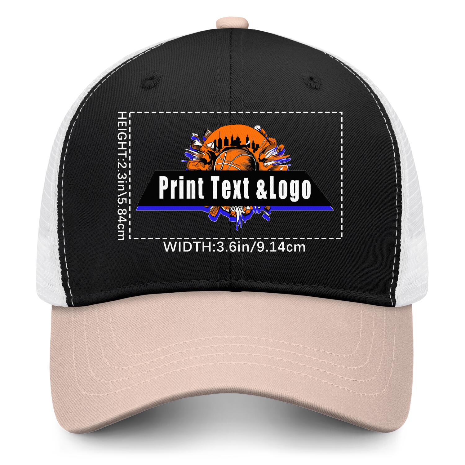 Personalized Cameosa Black 5-Panel Duckbill Cap Your Unique Style Your Way enthsush