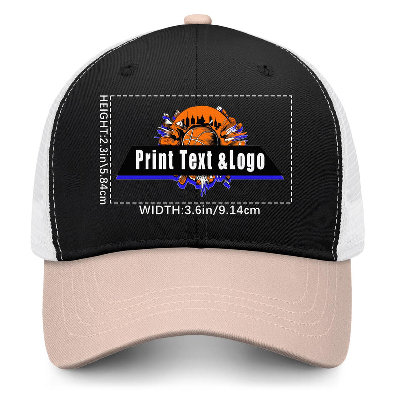 Personalized Cameosa Black 5-Panel Duckbill Cap Your Unique Style Your Way