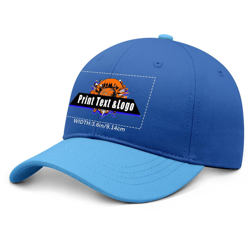 Personalized Blue 5-Panel Duckbill Cap Your Unique Style Your Way