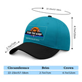 Personalized Aquamarine Black 5-Panel Duckbill Cap Your Unique Style Your Way enthsush