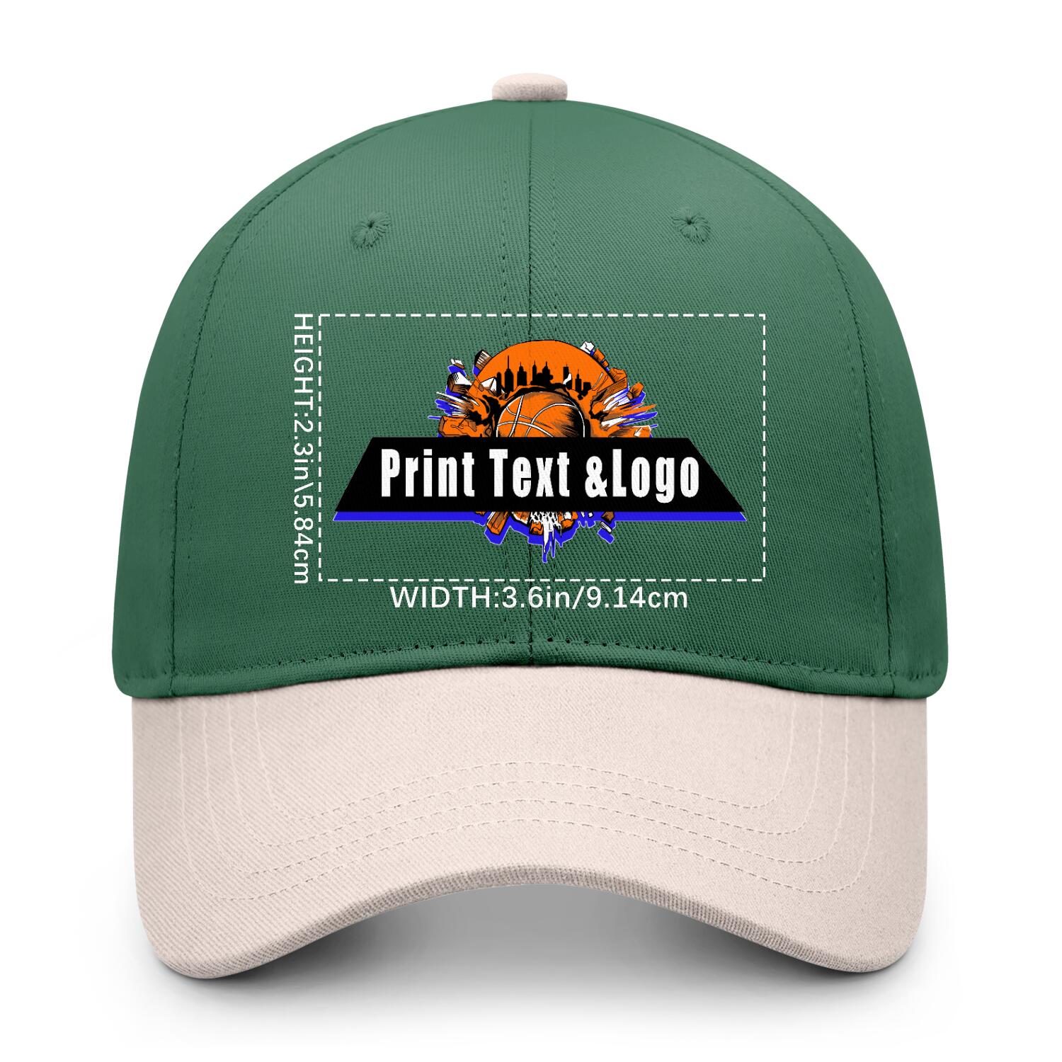Personalized Green Cameosa 5-Panel Duckbill Cap Your Unique Style Your Way enthsush