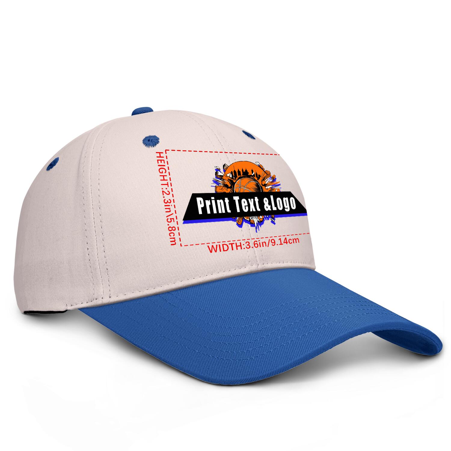 Personalized Cameosa Blue 5-Panel Duckbill Cap Your Unique Style Your Way enthsush