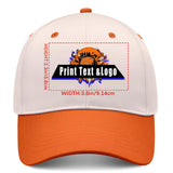 Personalized Cameosa Orange 5-Panel Duckbill Cap Your Unique Style Your Way