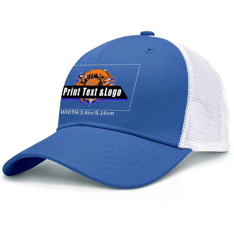 Personalized Blue 5-Panel Duckbill Cap Your Unique Style Your Way