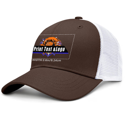 Personalized Brown 5-Panel Duckbill Cap Your Unique Style Your Way enthsush