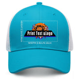 Personalized Greenish Blue 5-Panel Duckbill Cap Your Unique Style Your Way