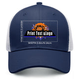 Personalized Navy Blue 5-Panel Duckbill Cap Your Unique Style Your Way