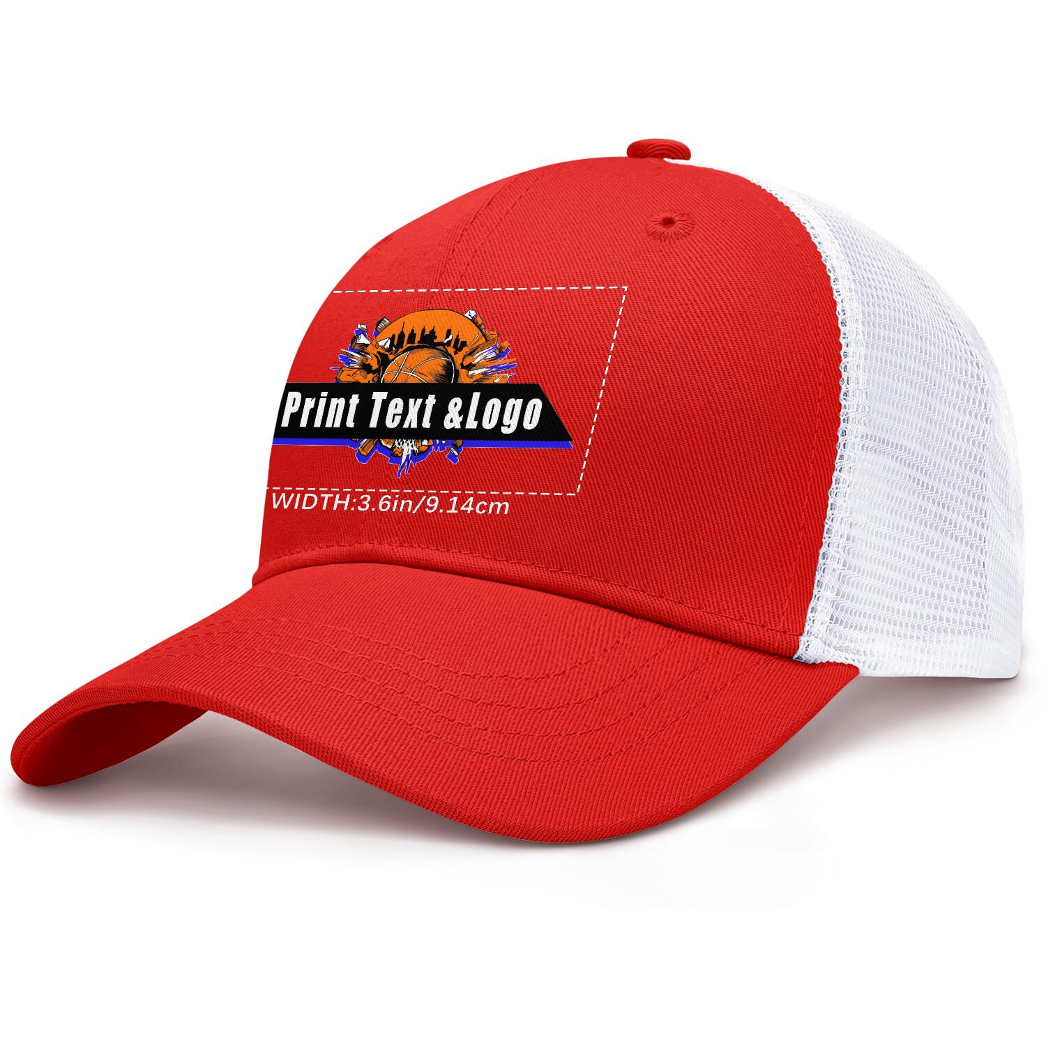 Personalized Red 5-Panel Duckbill Cap Your Unique Style Your Way enthsush