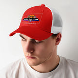 Personalized Red 5-Panel Duckbill Cap Your Unique Style Your Way