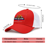 Personalized Red 5-Panel Duckbill Cap Your Unique Style Your Way