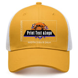 Personalized Yellow 5-Panel Duckbill Cap Your Unique Style Your Way