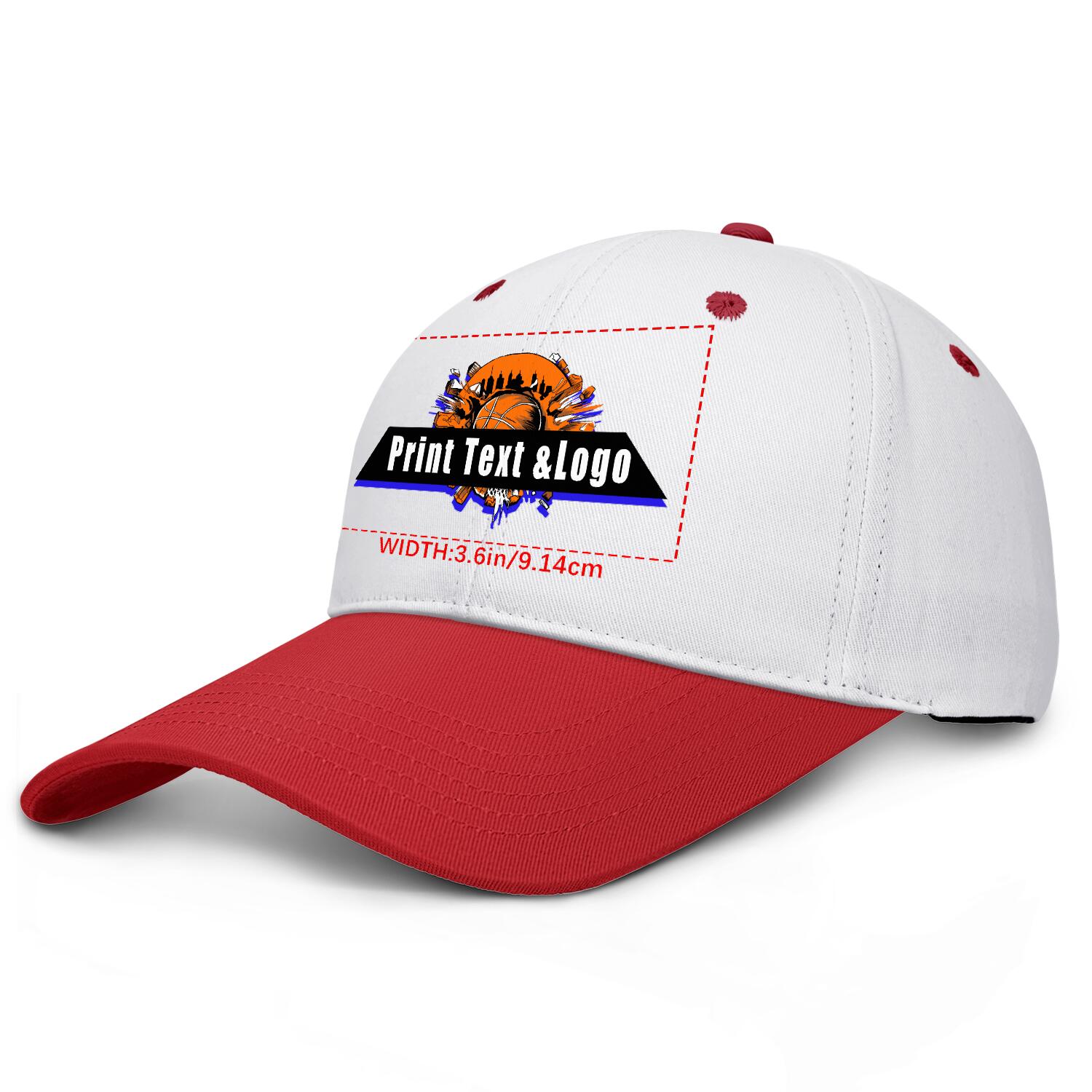Personalized Dark Red 5-Panel Duckbill Cap Your Unique Style Your Way enthsush