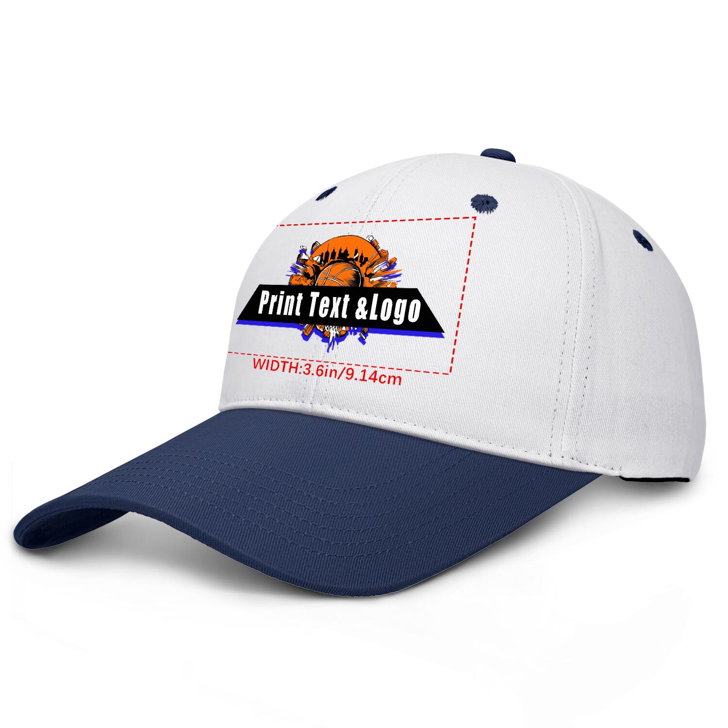 Personalized Navy Blue 5-Panel Duckbill Cap Your Unique Style Your Way enthsush