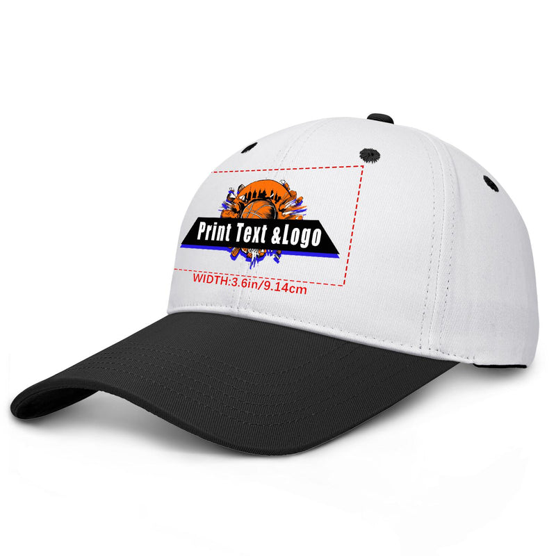 Personalized Black 5-Panel Duckbill Cap Your Unique Style Your Way