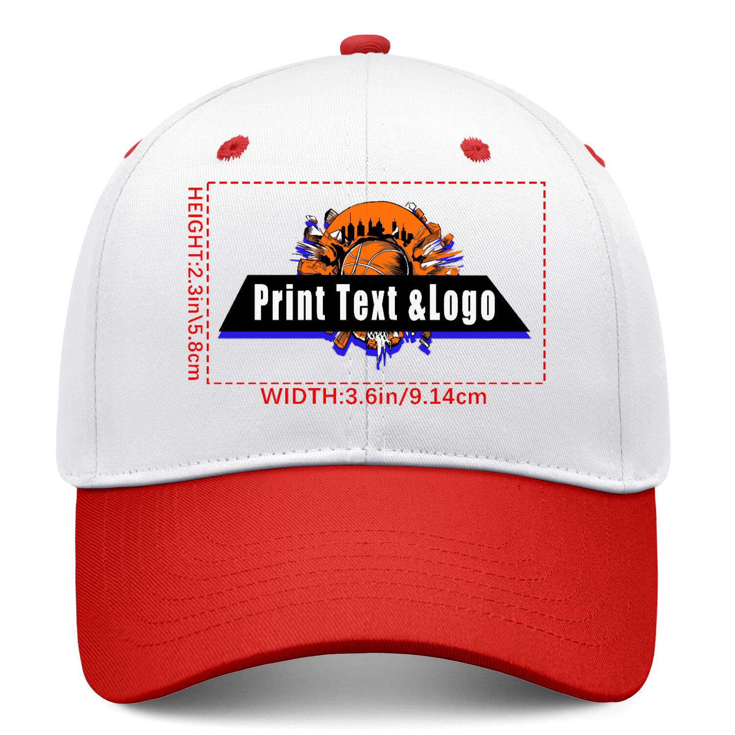 Personalized Red 5-Panel Duckbill Cap Your Unique Style Your Way enthsush
