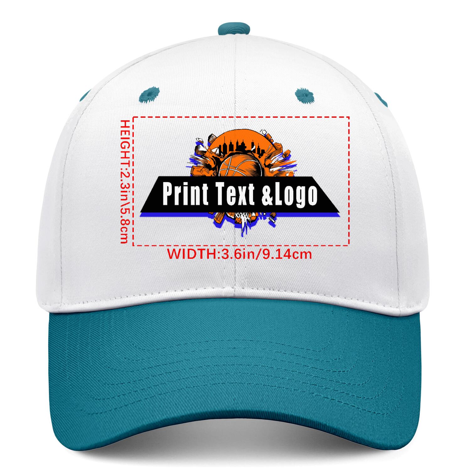 Personalized Blue Green 5-Panel Duckbill Cap Your Unique Style Your Way enthsush