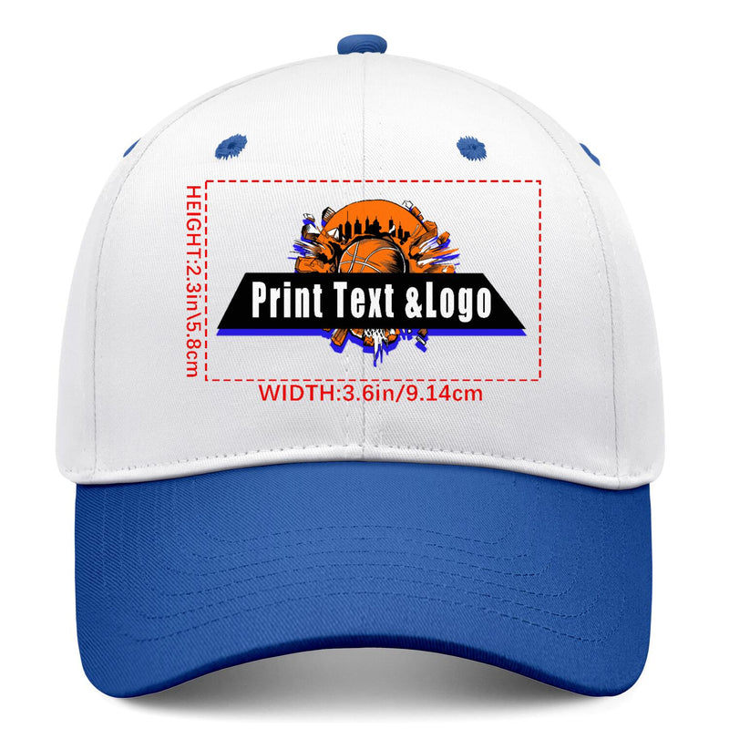 Personalized Blue 5-Panel Duckbill Cap Your Unique Style Your Way