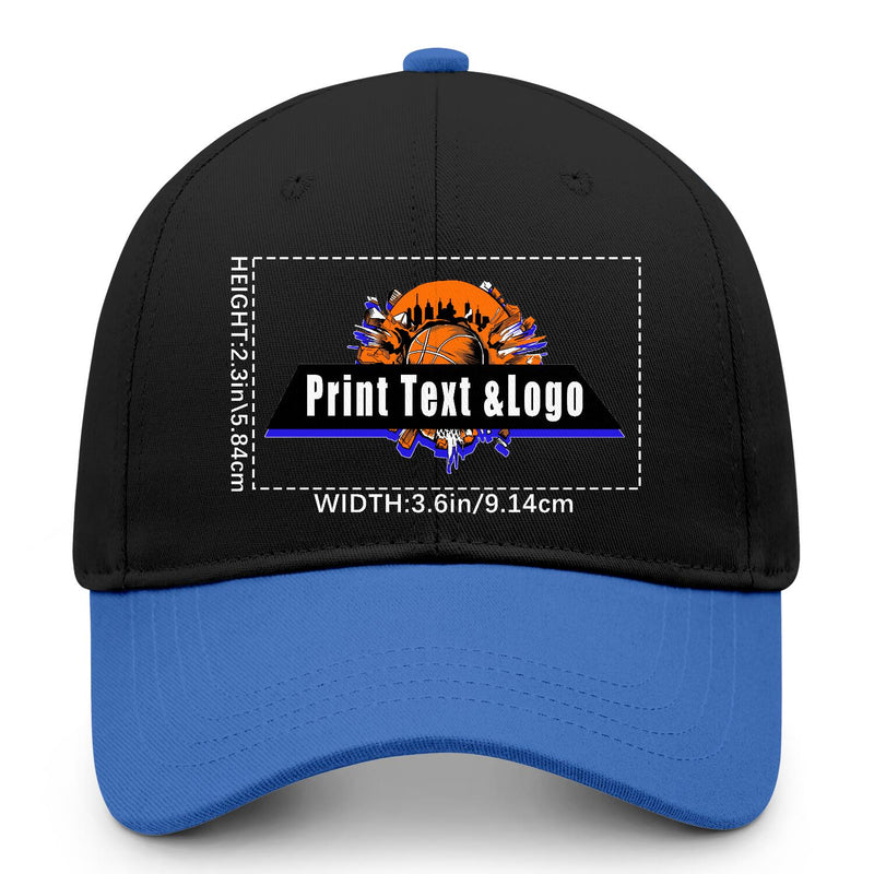 Personalized Blue 5-Panel Duckbill Cap Your Unique Style Your Way