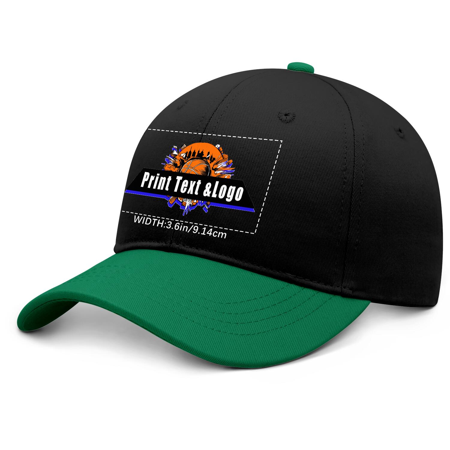 Personalized Green 5-Panel Duckbill Cap Your Unique Style Your Way enthsush