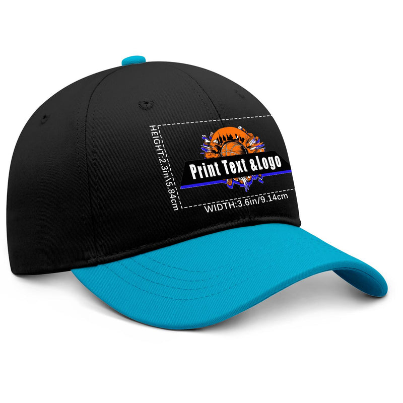 Personalized Greenish Blue 5-Panel Duckbill Cap Your Unique Style Your Way