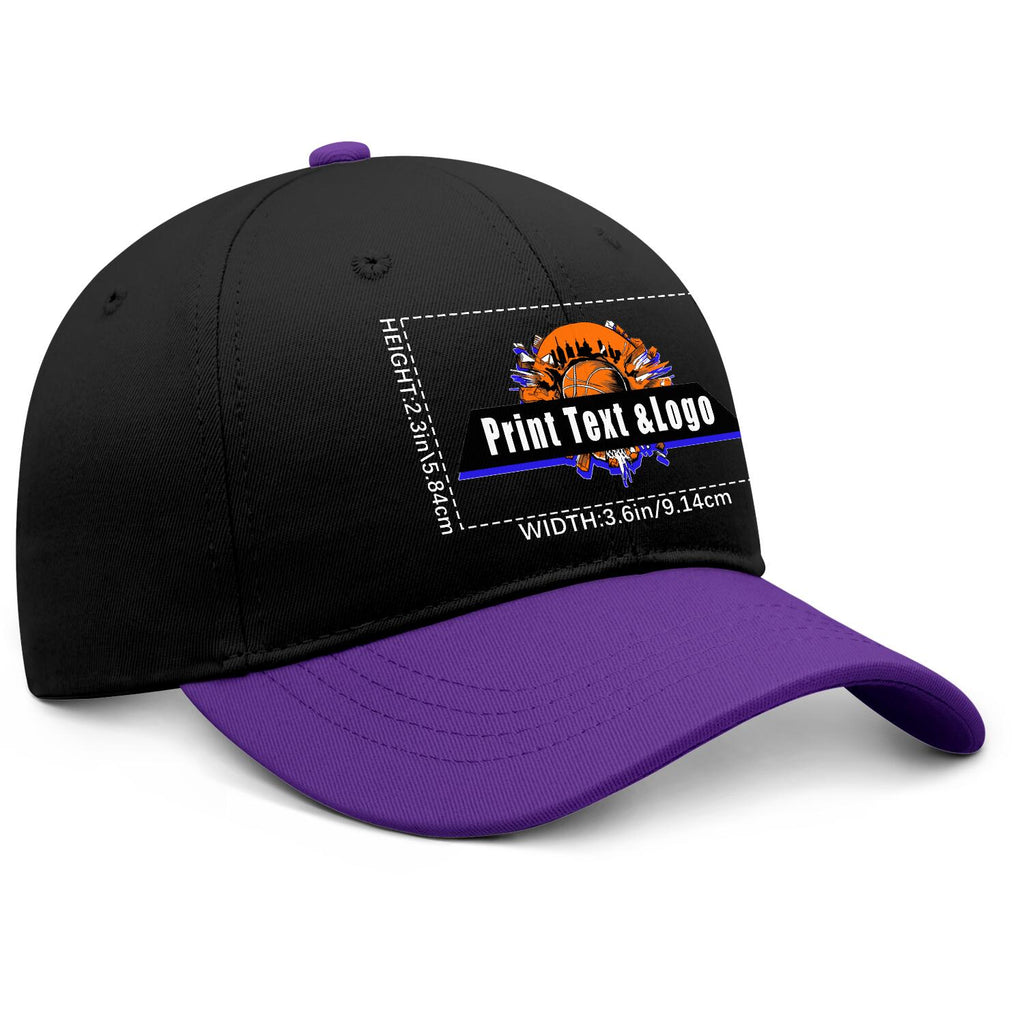 Personalized Purple 5-Panel Duckbill Cap Your Unique Style Your Way enthsush