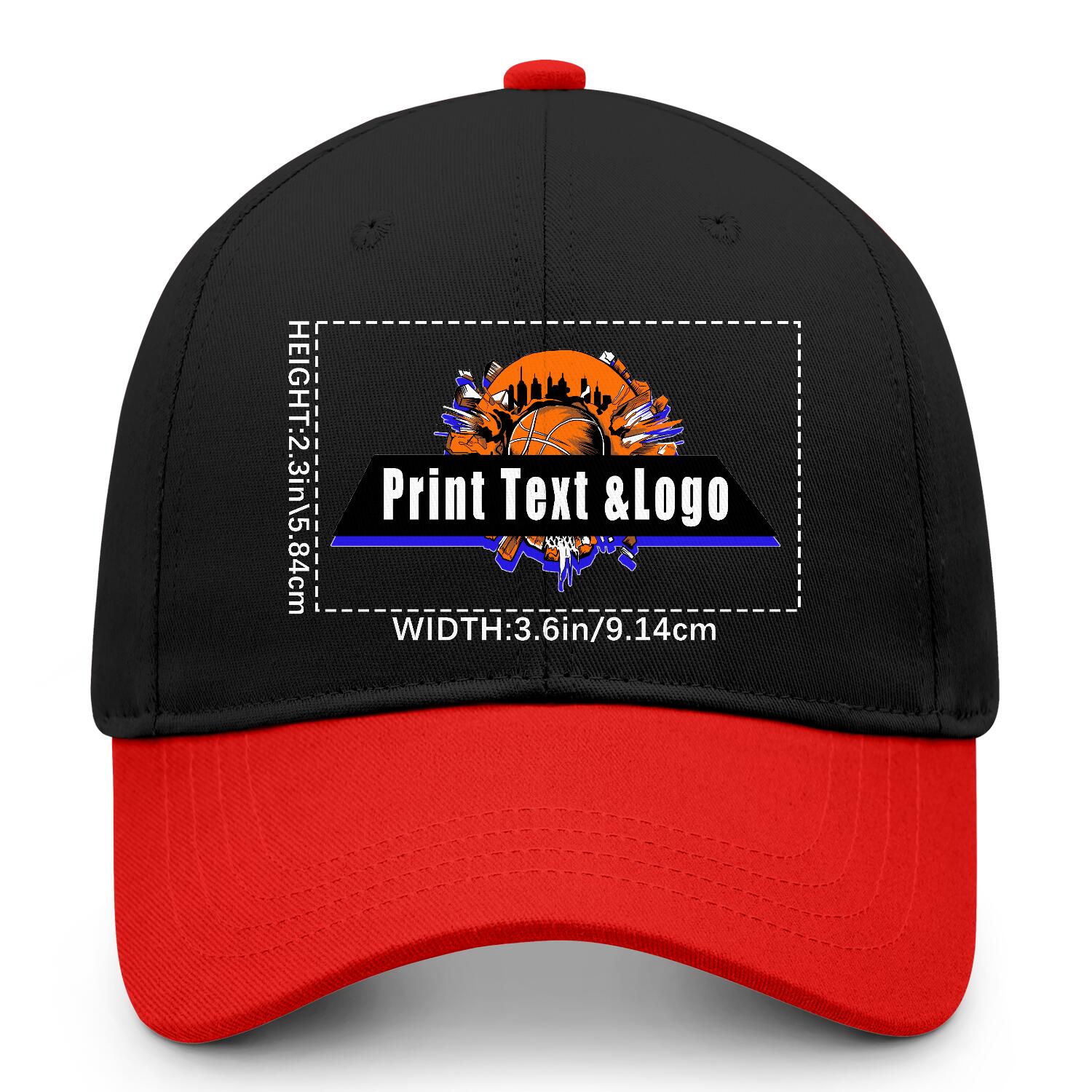 Personalized Red 5-Panel Duckbill Cap Your Unique Style Your Way enthsush