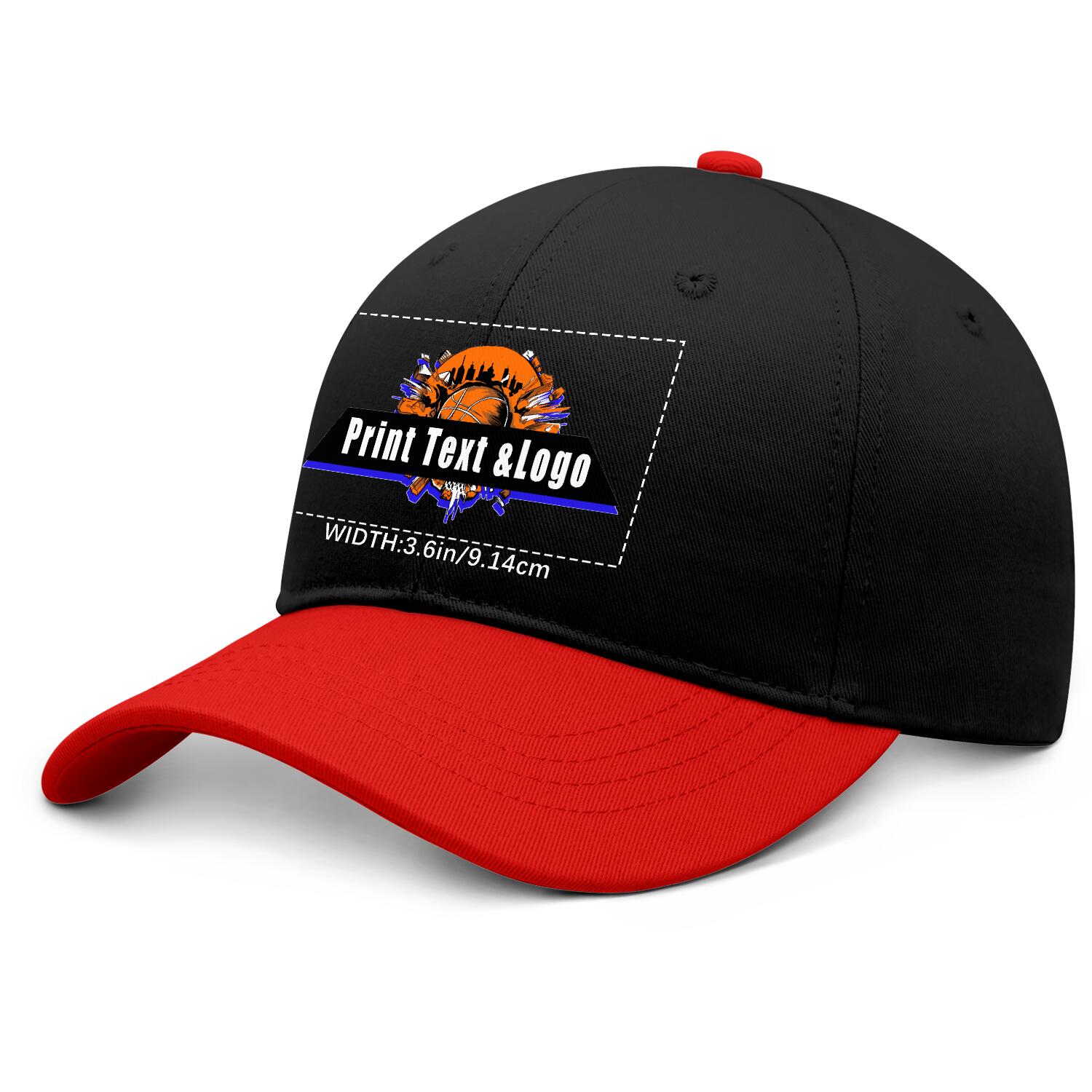 Personalized Red 5-Panel Duckbill Cap Your Unique Style Your Way enthsush