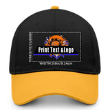 Personalized Yellow 5-Panel Duckbill Cap Your Unique Style Your Way