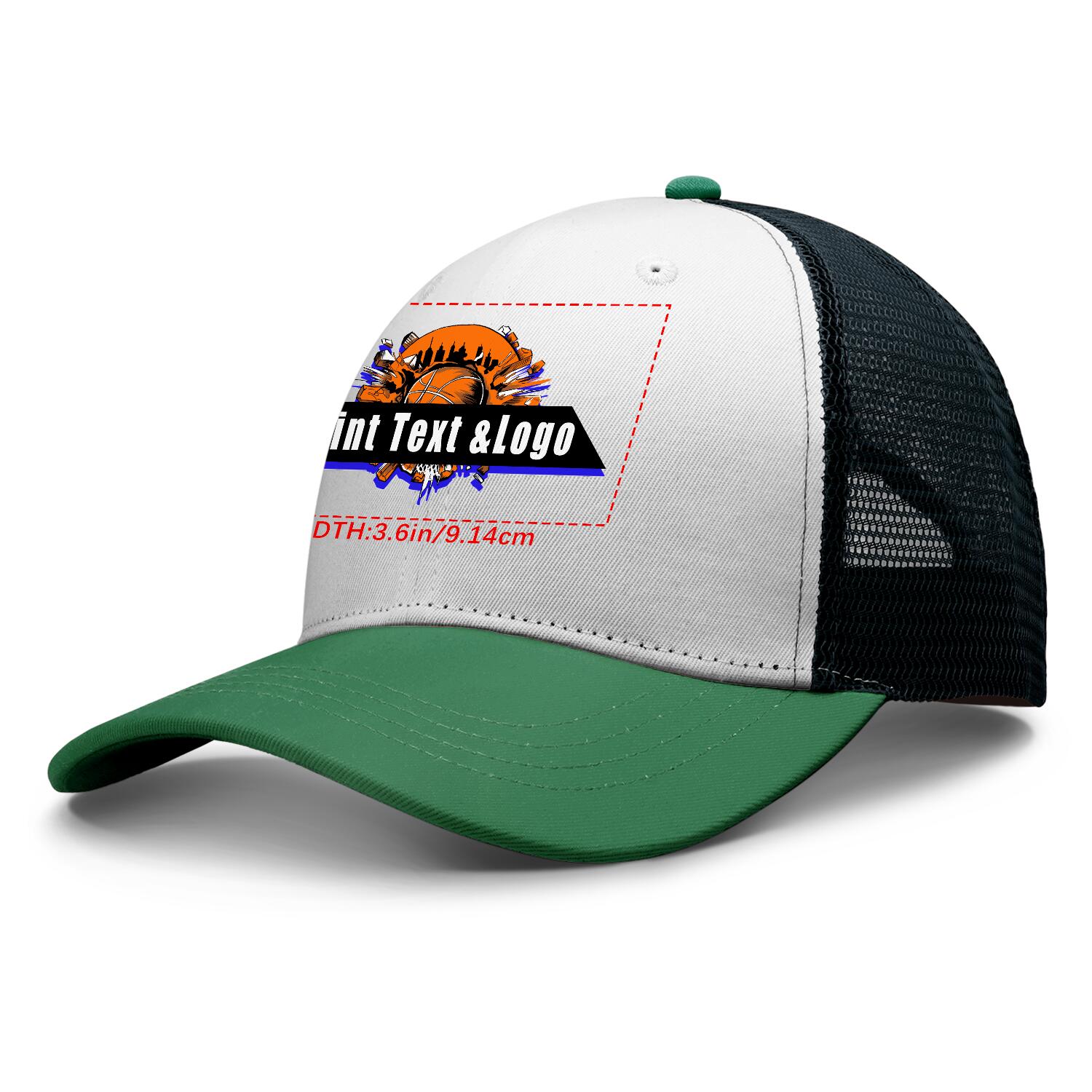 Personalized Green 5-Panel Duckbill Cap Your Unique Style Your Way enthsush