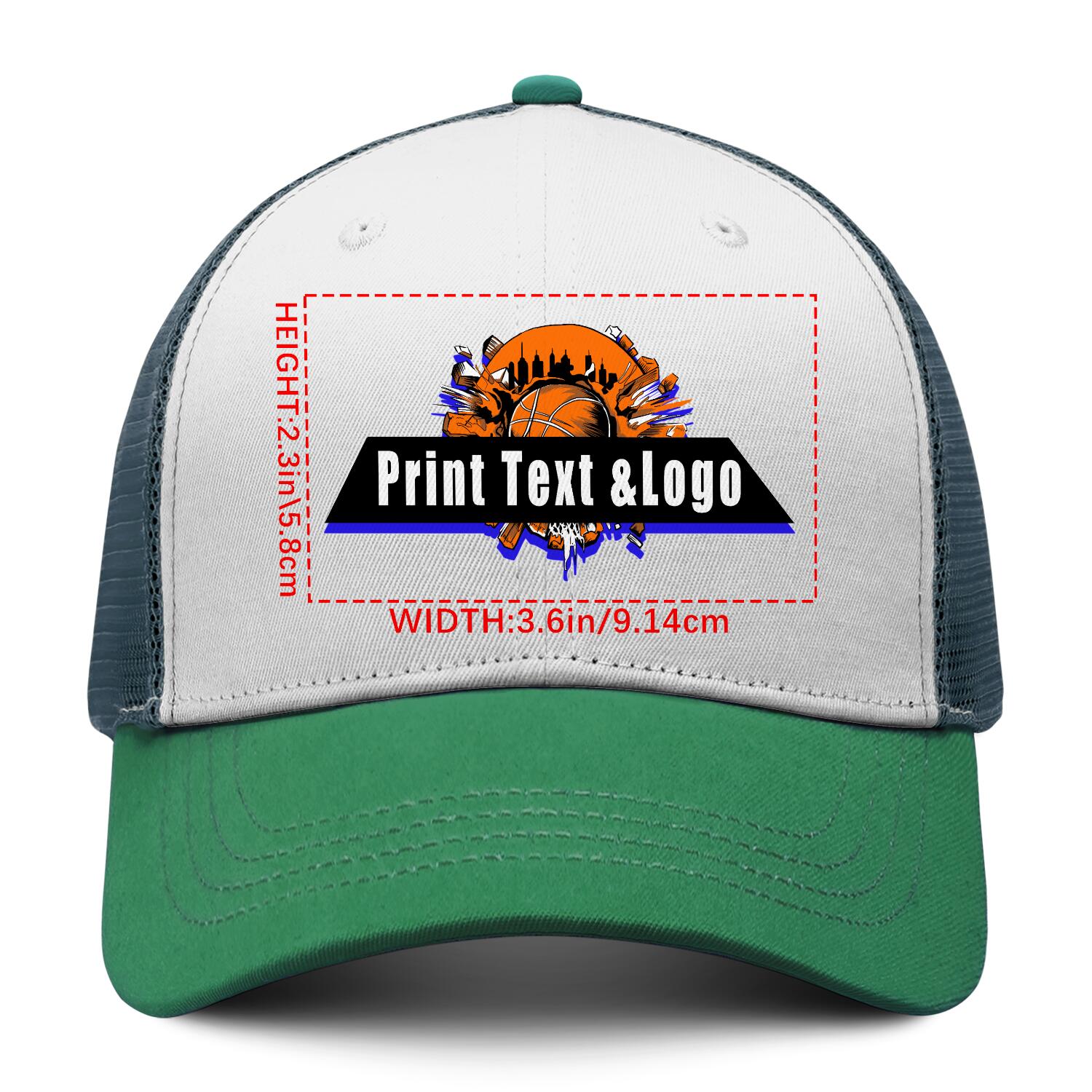 Personalized Green 5-Panel Duckbill Cap Your Unique Style Your Way enthsush