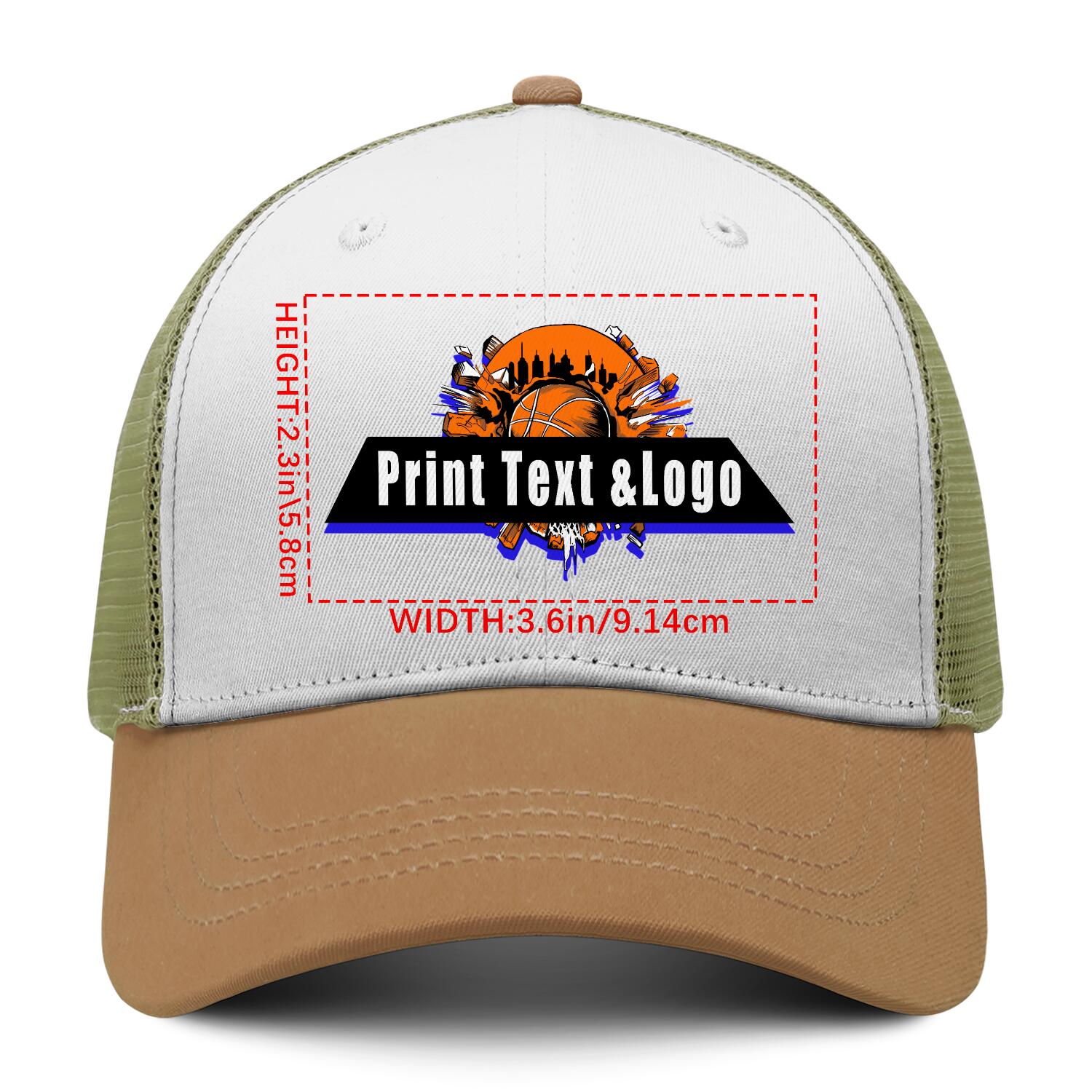 Personalized Olive-Green 5-Panel Duckbill Cap Your Unique Style Your Way enthsush