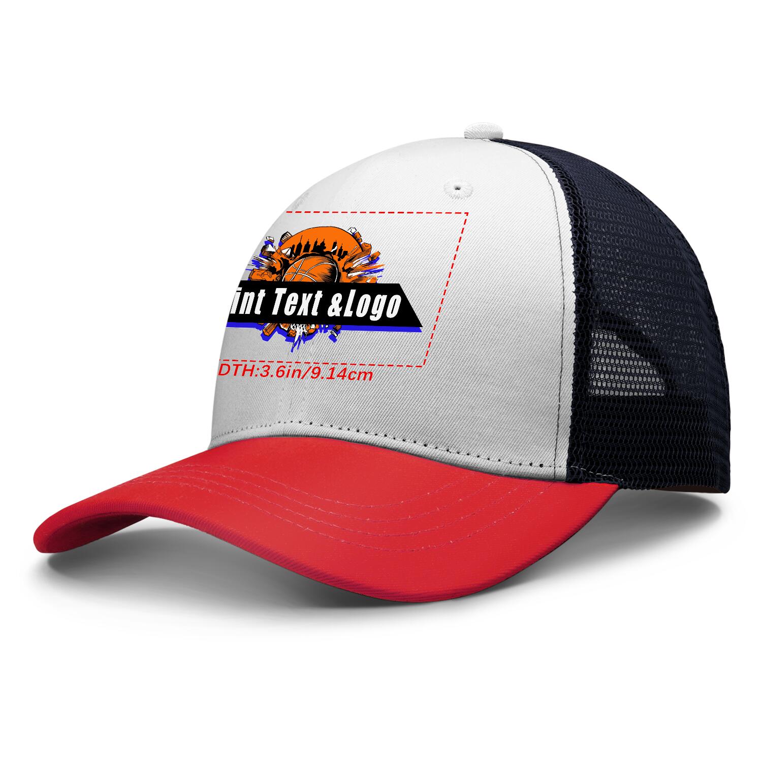 Personalized Red 5-Panel Duckbill Cap Your Unique Style Your Way enthsush