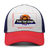 Personalized Red 5-Panel Duckbill Cap Your Unique Style Your Way