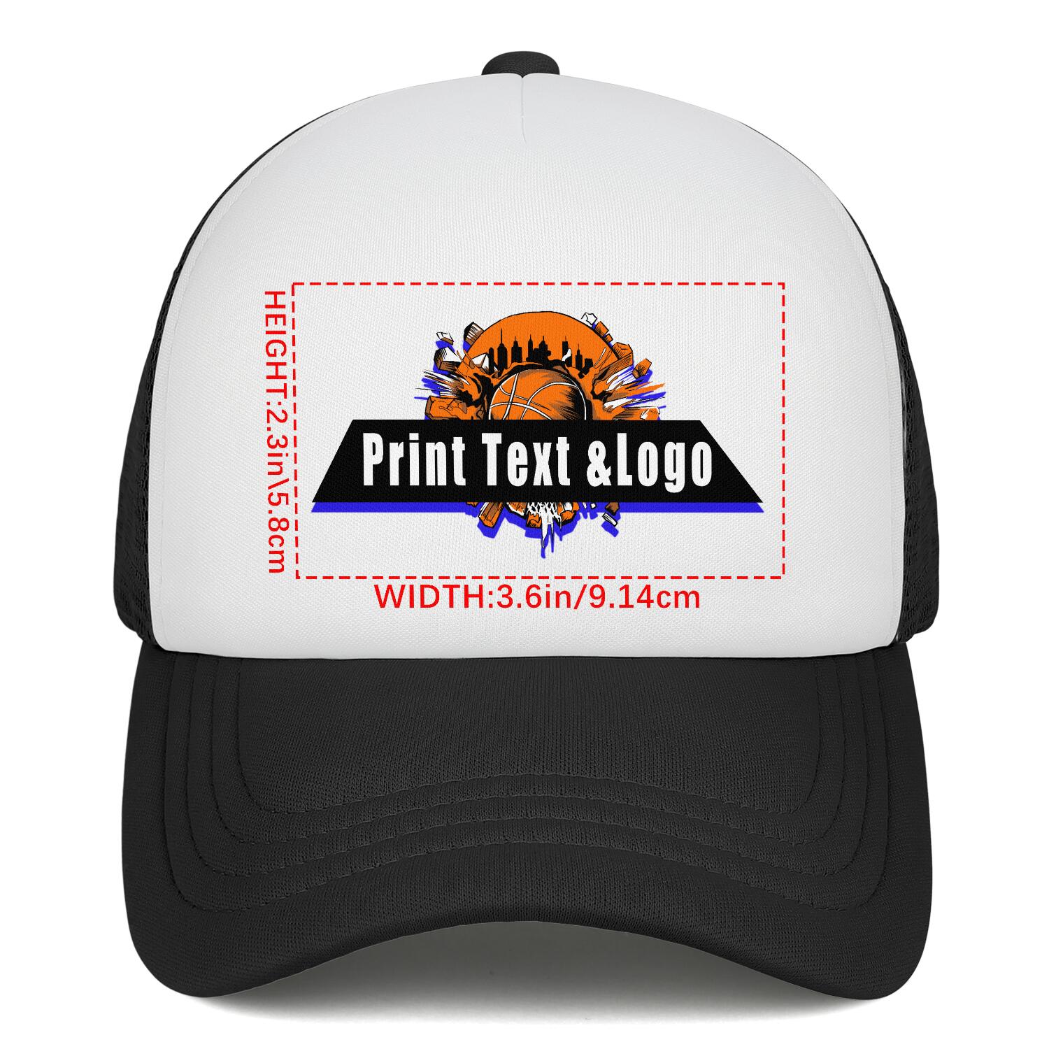 Personalized Black 5-Panel Duckbill Cap Your Unique Style Your Way enthsush