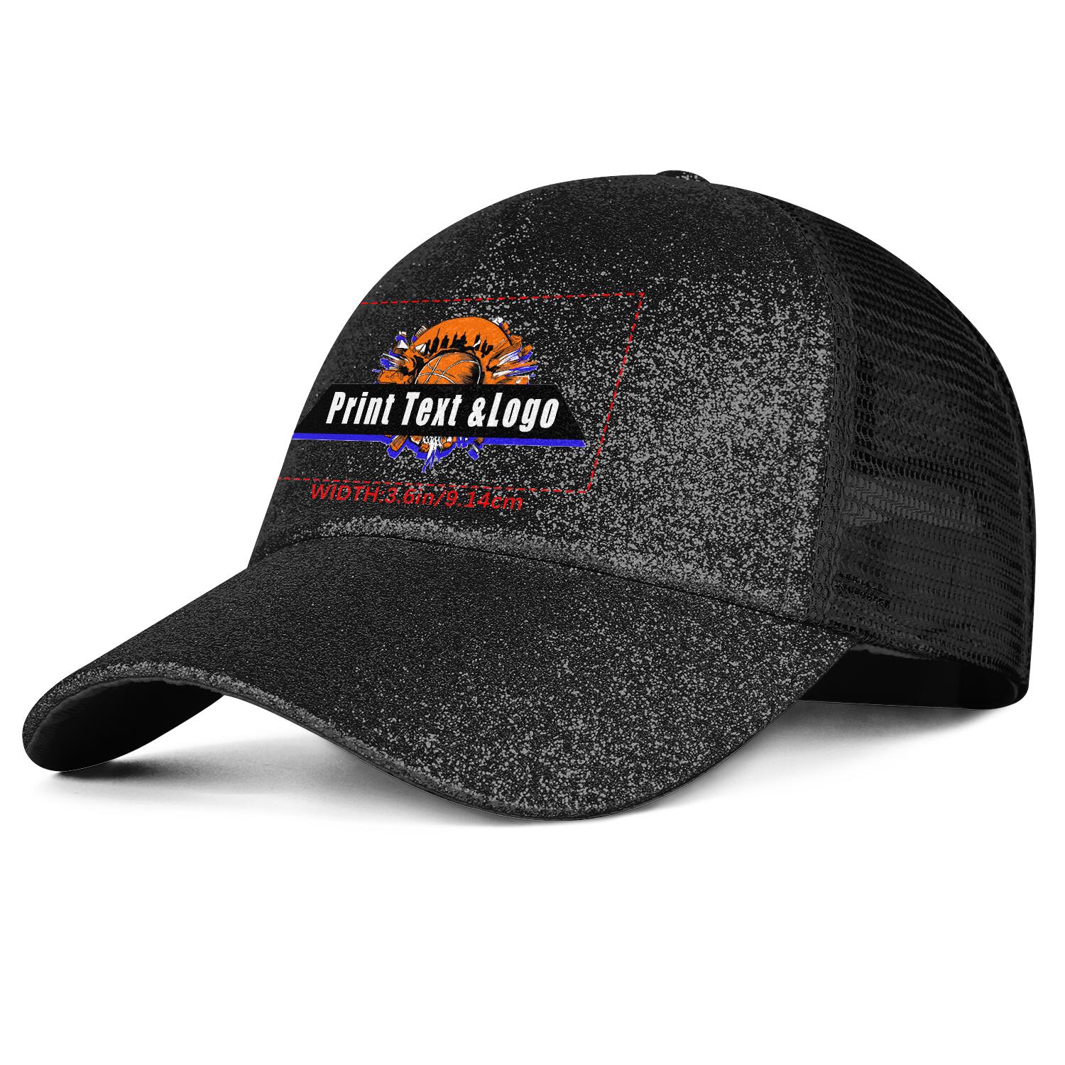 Personalized Black 5-Panel Duckbill Cap Your Unique Style Your Way enthsush