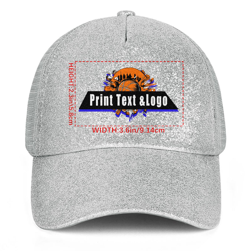 Personalized White 5-Panel Duckbill Cap Your Unique Style Your Way