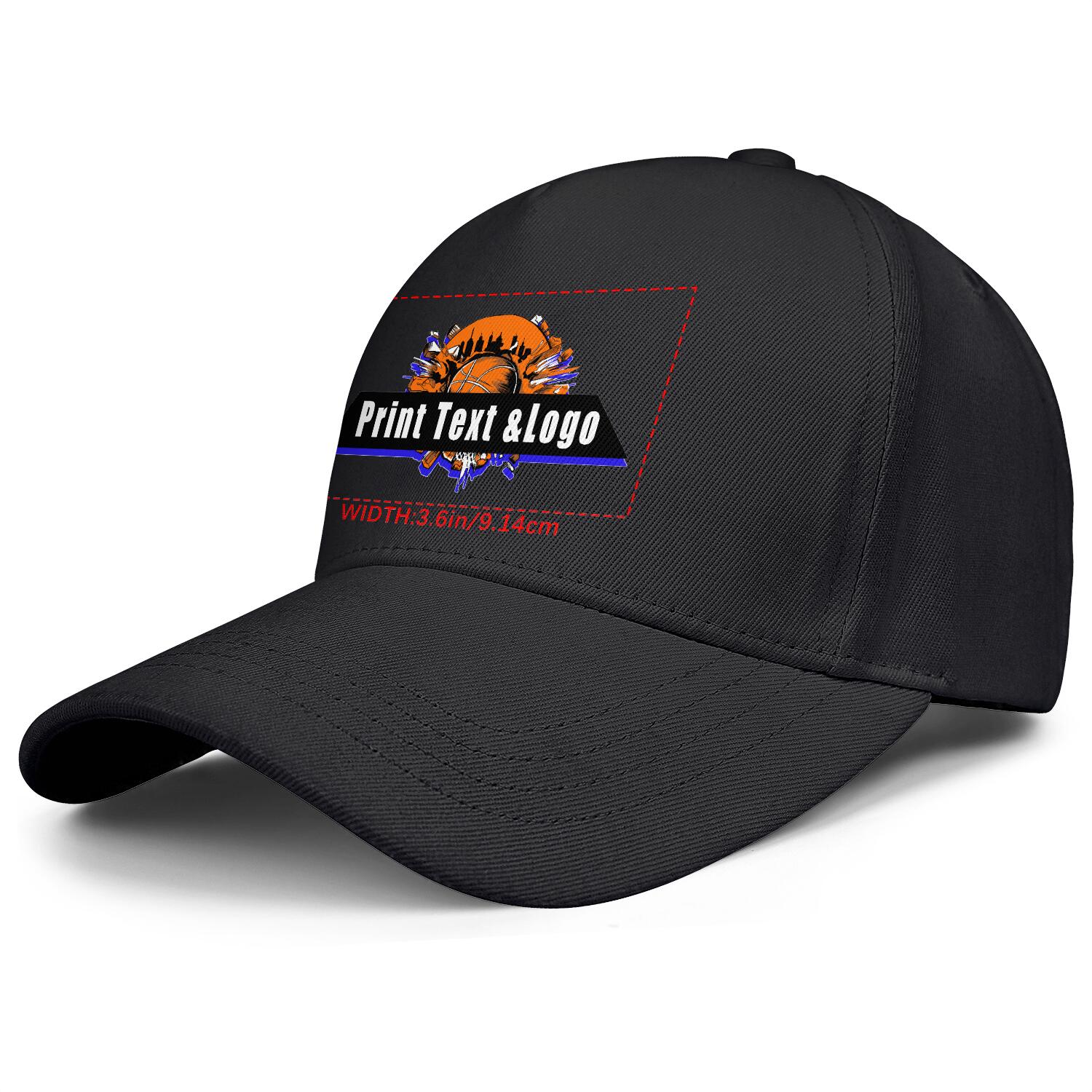Personalized Black 5-Panel Duckbill Cap Your Unique Style Your Way enthsush