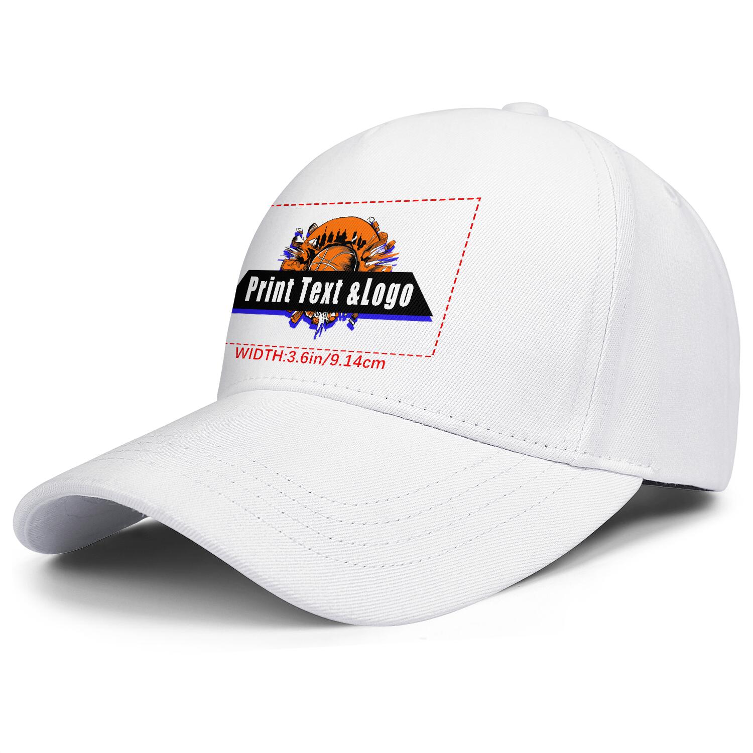 Personalized White 5-Panel Duckbill Cap Your Unique Style Your Way enthsush